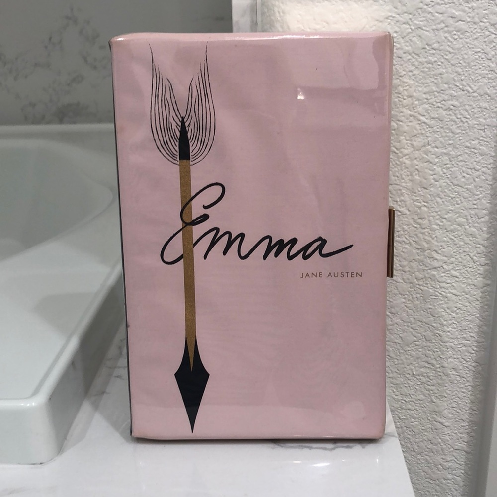 Rare Kate Spade Emma Book Clutch